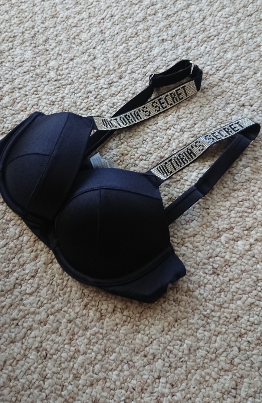Victoria's Secret Shine Strap Sexy Tee Push up Bikini TOP size 32C